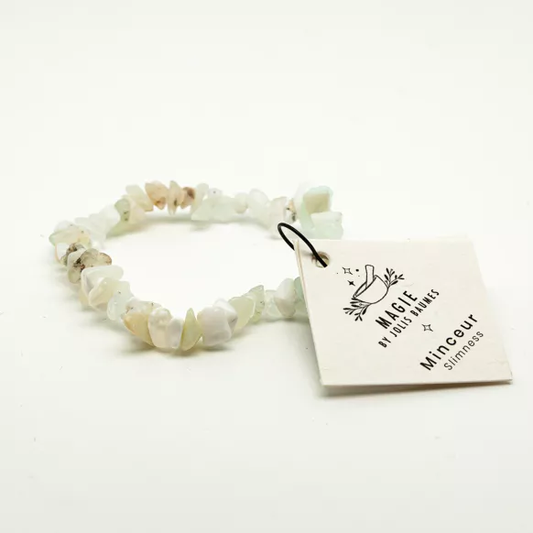 Bracelet Minceur Opale Blanche pierre naturelle